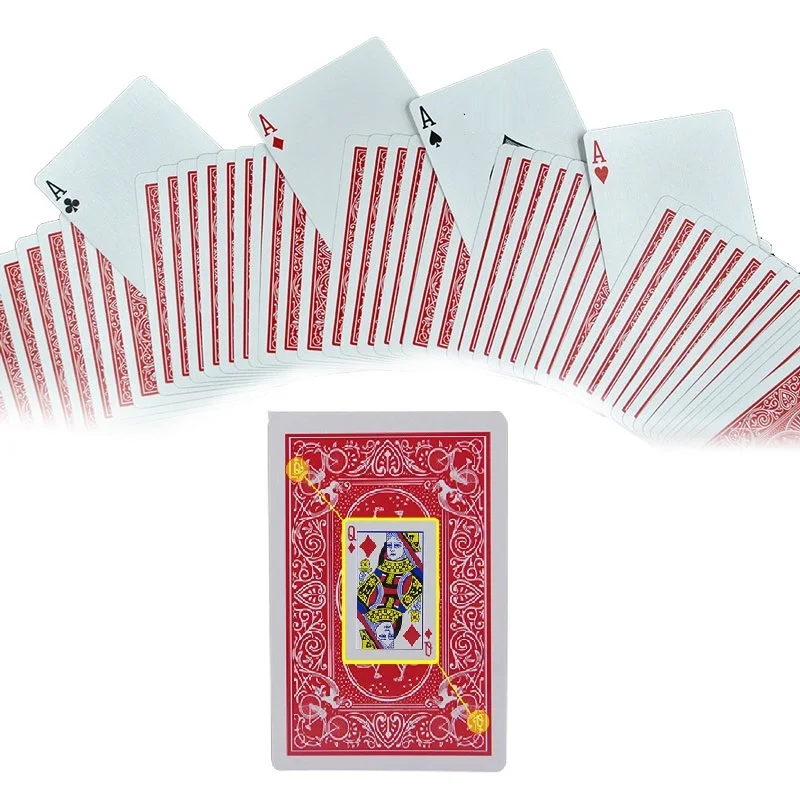 Free Shipping Magic Cards Marked Stripper Deck Playing Cards Poker Magic Tricks Close Up Street Magic Tricks Child Puzzle Toys marked for revenge