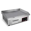 Commercial Restaurant 5.6kw Smokeless Oven Barbecue Grill Griddle Stainless Steel Electric Griddle 5