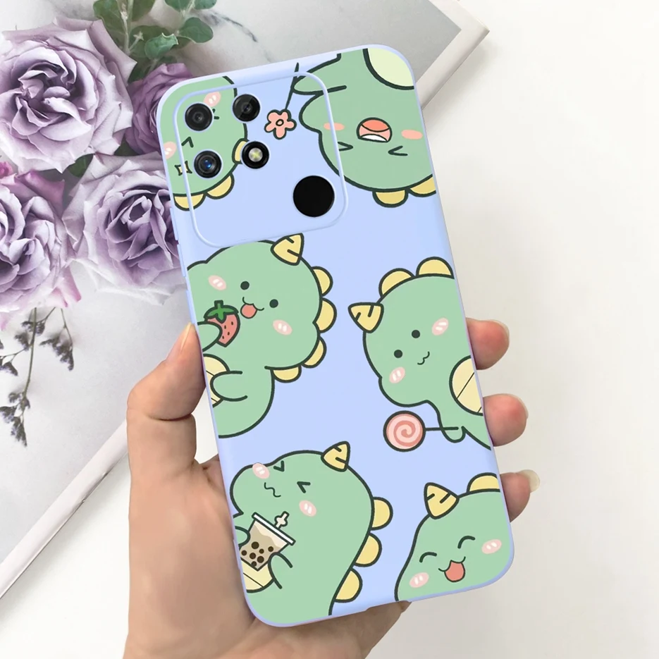 Lovely Cartoon Soft Silicone Phone Case - Cute Protective Cover