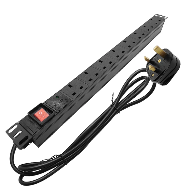 

13A UK 8 AC power surge protector extension board British regulatory plug adapter SPD Lightning protection