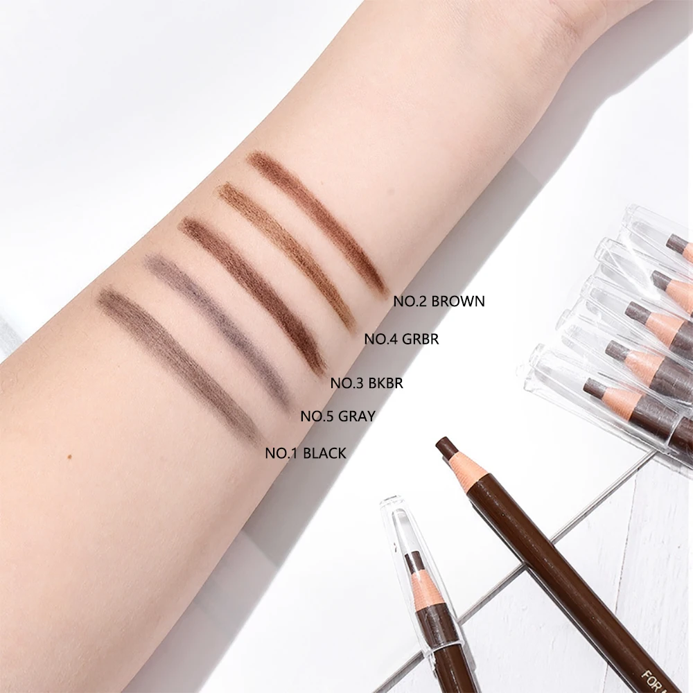 Tear Off Pull Line Eyebrow Pencil, Not Sharpen Need Eyebrow Pencil, Natural Color Rendering, Sweat Proof And Smudge Proof Eyebro 3