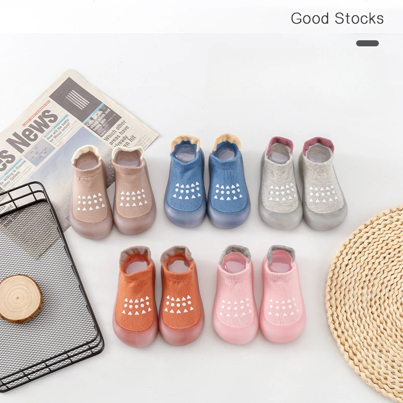 

Walking shoes floor socks for children non-slip baby early learning walking breathable socks spring and fall sock sets indoor
