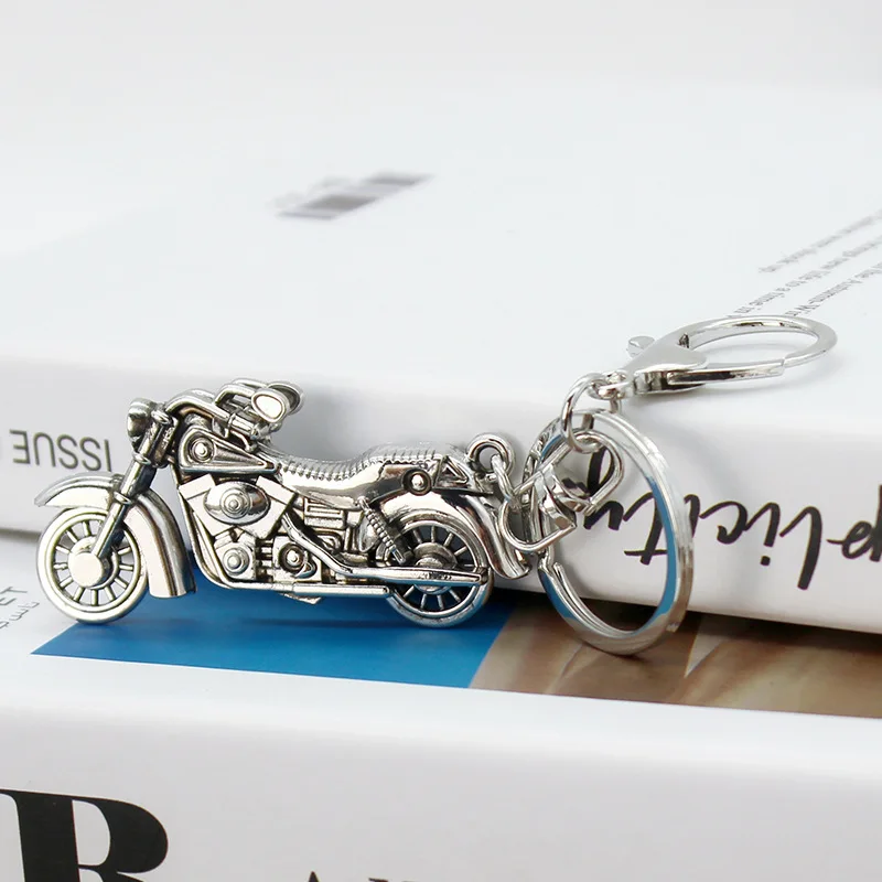 Alloy Motorcycle Keychain Pendant Personality Key Chain For Male And Female Students
