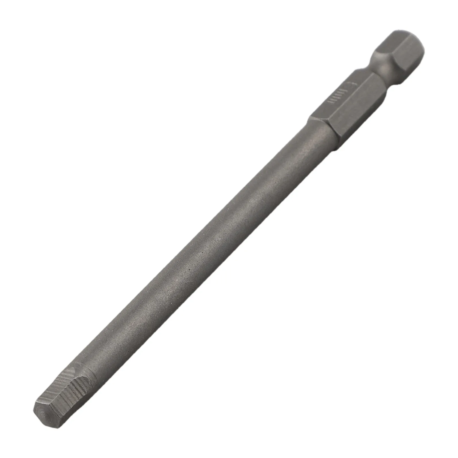 4 Stück magnetische Schraubendreher-Bits, 100 mm legierter Stahl, 1/4 Sechskantschaft, lange Schraubendreher-Bits für Torx-Kreuzschlitz, Sechskantkopf, Schlitzspitze – Detail 5