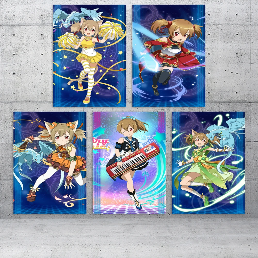 

Canvas Sword Art Online Wall Art HD Ayano Keiko Prints Figure Poster Home Decoration Anime Painting For Bedroom Modular Pictures
