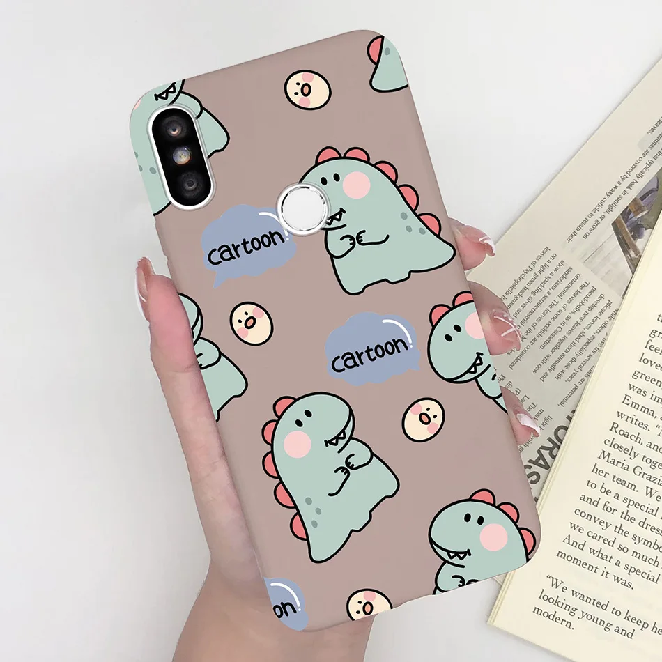 Soft Matte Cute Pattern Silicone TPU Phone Case