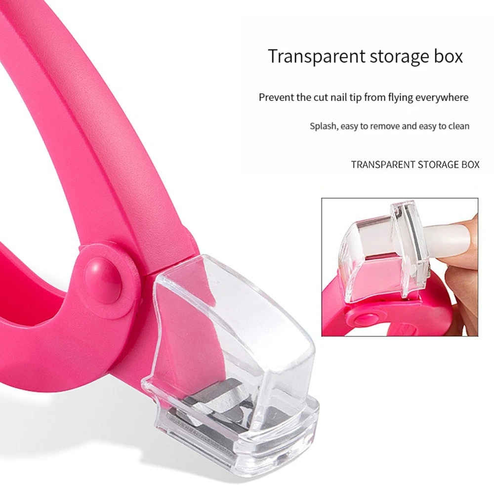 Nail Clipper Acrylic Nail Clipper Adjustable Stainless Steel Cutter Trimmer for Nail Art Beauty Salon Tool Manicure Project