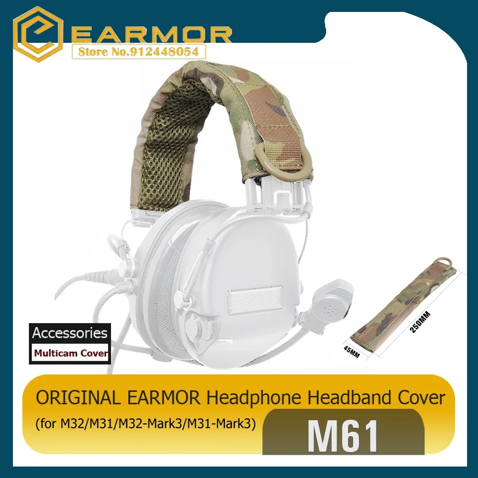 EARMOR DulM&eacute;diateur Set M61 Outdoor Multicam Casque Militaire Cap Cover Pour M32 / M31 / M32-mark3 M31-Mark3 helmet cap cover