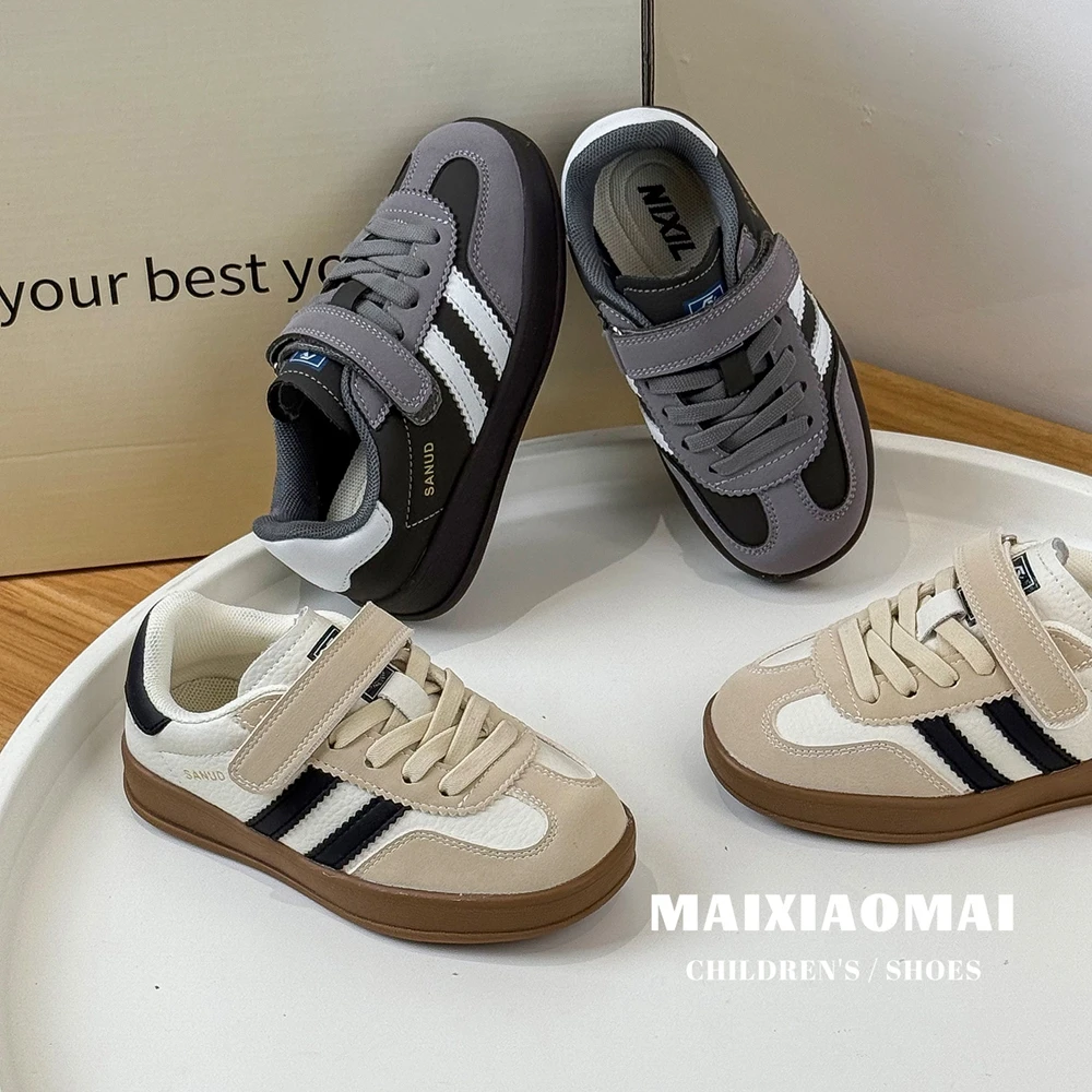 Spring Autumn Kids Casual Shoes Fashion Boys Girls Board Shoes Breathable Little Kids Sports kid school shoes