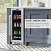 Whynter BBR-638SB Built-in Under Counter 12inch Beverage Refrigerator and Cooler,Fridge with Glass Door,2.0 Cubic Feet,Stainless 2