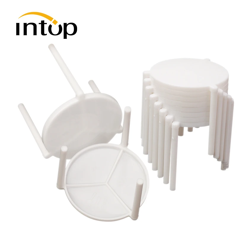 

100pcs Pizza Saver Stand White Plastic Tripod Stack Eco Friendly Tableware Food Grade for Catering boxes and Food Take Service