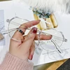 Oversized Ladies Reading Glasses Anti Blue Light Blocking Presbyopia Eyewear Clear Lens Finished Optical Spectacles Eyeglasses 5