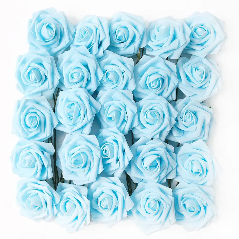 10/25 Stück Rosen-Kunstblumenköpfe, künstliche Blumen, Blumenstrauß, Hochzeit, Hochzeit, Dekoration für Heimdekoration, Girlande, Bastelzubehör – Detail 24
