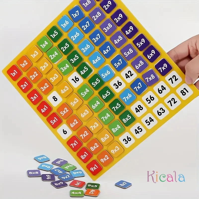 Multiplication magnetic Board for Children Cognitive Math toy for Kids Educational Cognitive Toy Early Montessori Toys