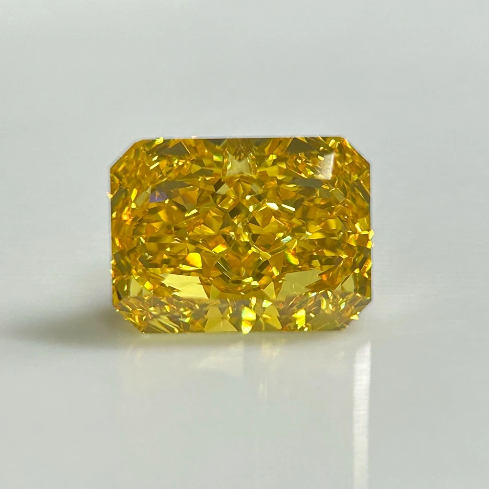 Meisidian 5x7mm~13x18mm GEMS New Products Hand Make CZ Diamond 8 Carat Octagon Iced Crushed Cut Cubic Zirconia Gemstone