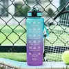 Gradient Color 1000mL Large Capacity Outdoor Sports Plastic Cup, Bouncing Suction Nozzle, Space Cup 5