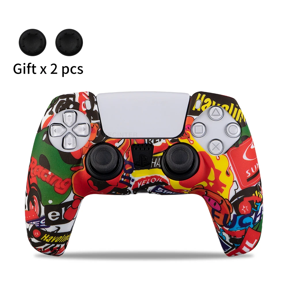Silicone Protective Cover Sleeve for Gaming Controller with Joystick Grips