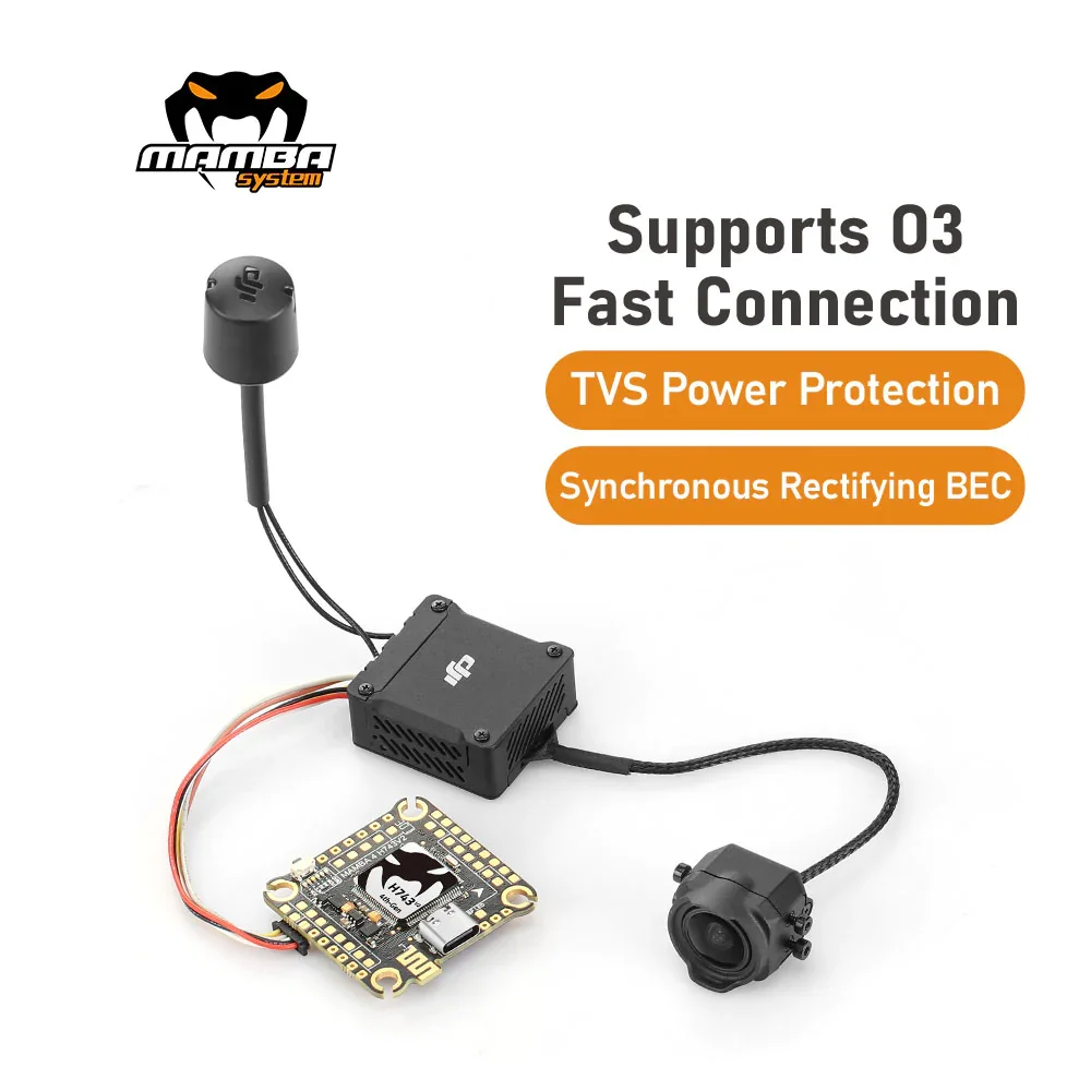 

Diatone FPV Drone MAMBA MK4 H743 V2 Flight Control 30mm/M3