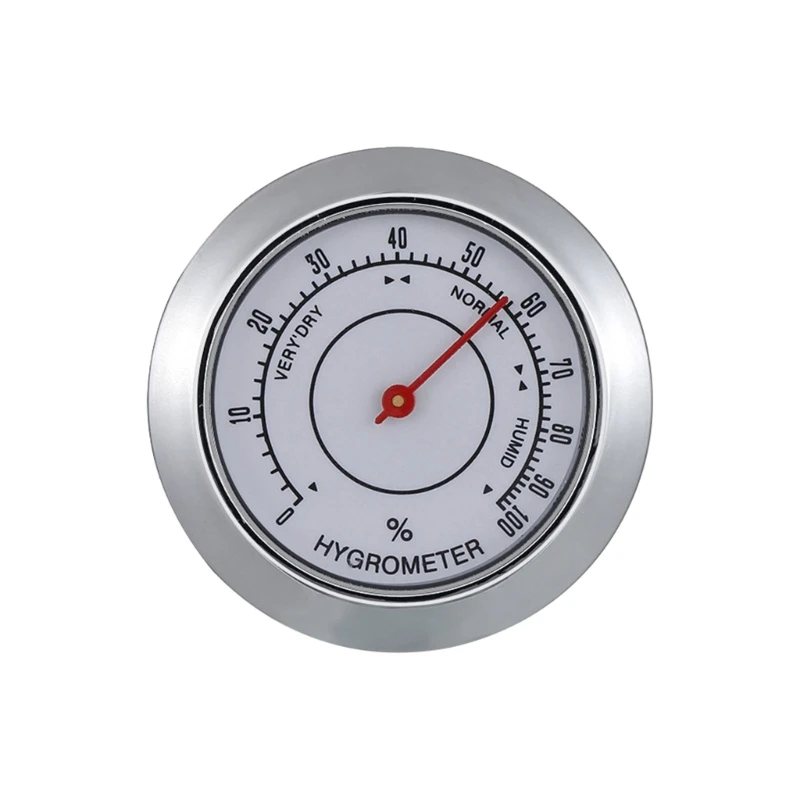 시가 습도 감지기 습도계, 정확한 휴대용 미니 기계식 습도계, 온도계, 43mm