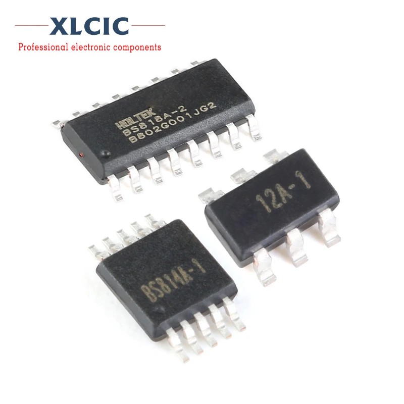 

10PCS BS812A-1 BS814A-1 BS816A-1 BS818A-2 SOT23-6 MSOP-10 NSOP-16 SMD 12A-1 2/4/6/8-button Capacitive Touch IC Chip