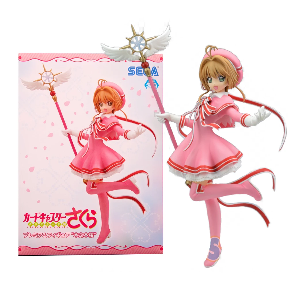 Anime Cardcaptor Sakura Kinomoto Sakura Collectible Action Figure Doll Gift