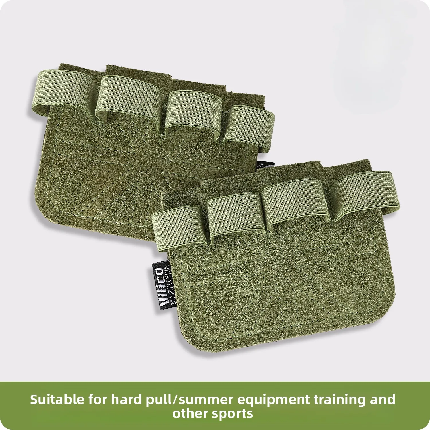 Leather Weight Lifting Training Gloves for Enhanced Grip and Palm Protection