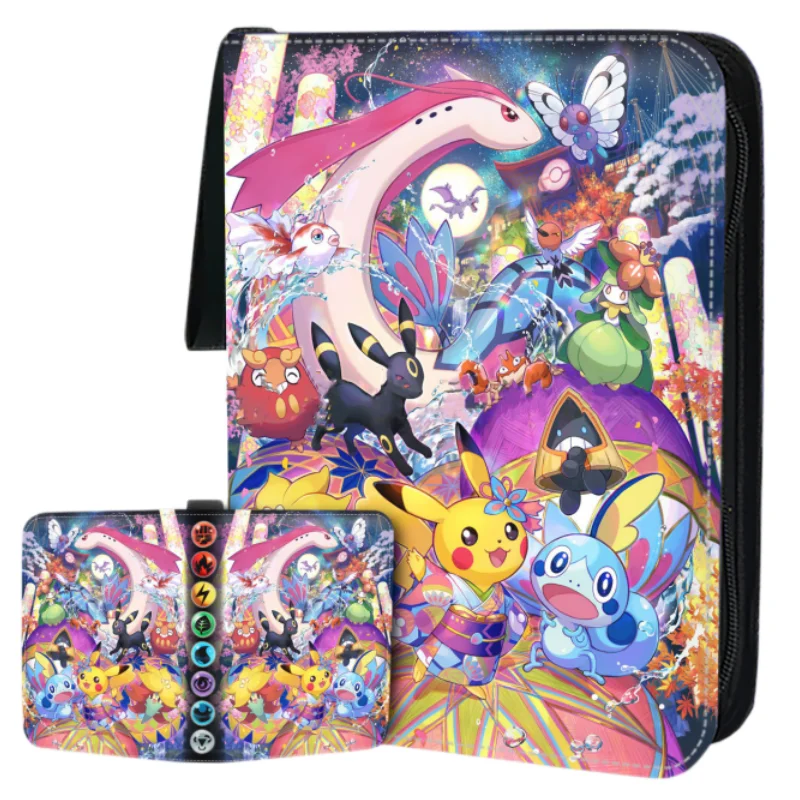 Livre de collection de cartes de jeu Pok mon Eevee Charizard classeur livre-de-collection-de-cartes-de-jeu-pok-mon-eevee-charizard-classeur