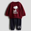 Boys Autumn New Long Sleeve Outfits Cartoon Tops+Sweatpants Two Piece Set Outer Wear Children Casual Hoodies Pants Tracksuits 1