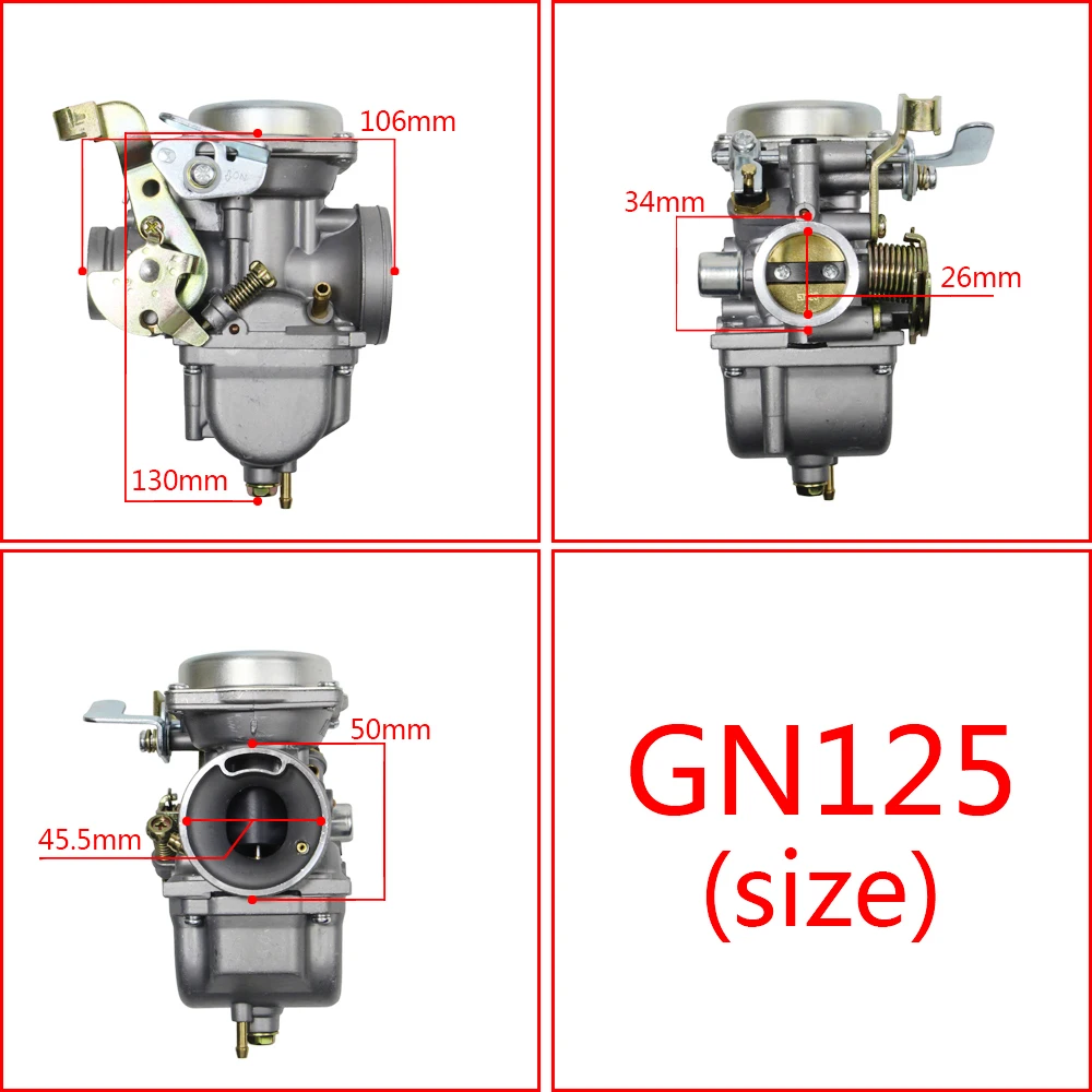 Vergaser F r Suzuki GN125 GS125 GN125E EN125 ATV GN 125 Carburador