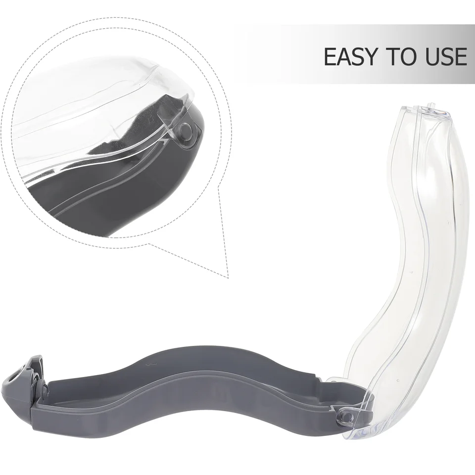 Scatola portaoggetti per occhiali da immersione Set da Snorkeling per immersioni custodia multifunzione con cerniera per Snorkeling per il nuoto subacqueo  18