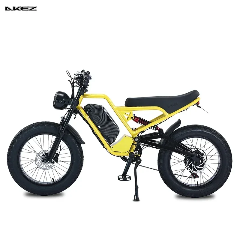 Electric Bicycle Electric Bike Full Suspension 1500W 48V 18AH Removable Battery Fat Tire Hydraulic Brake Adults