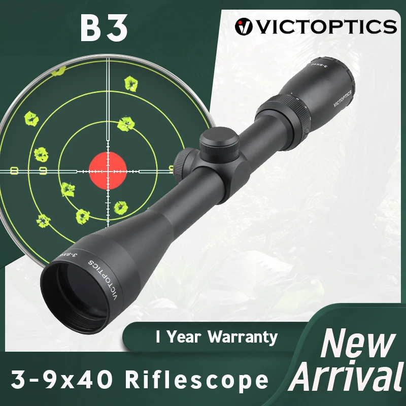 Victoptics 39x40 Tactical Riflescope Illuminated Reticle Sight Optics