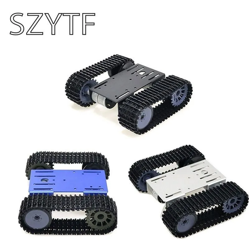 Mini T101 Smart Robot Tank Chassis Tracked Car Platform with 33GB-520 Motor for arduino DIY Robot Toy Part