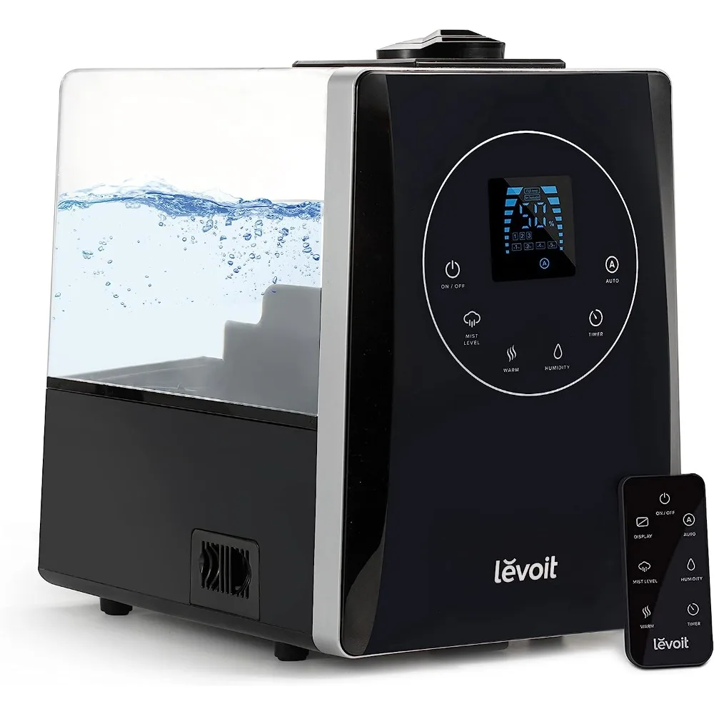 

LV600HH 6L Warm and Cool Mist Ultrasonic Humidifier, Rapid Humidification for Bedroom Large Room, Essential Oil Diffuser