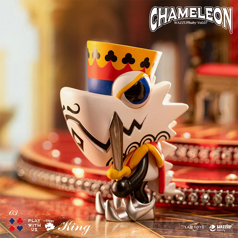 Details about   LAM TOYS x WAZZUPbaby Chameleon Vol.07 Poker Kingdom Series Smile Mini Figure 
