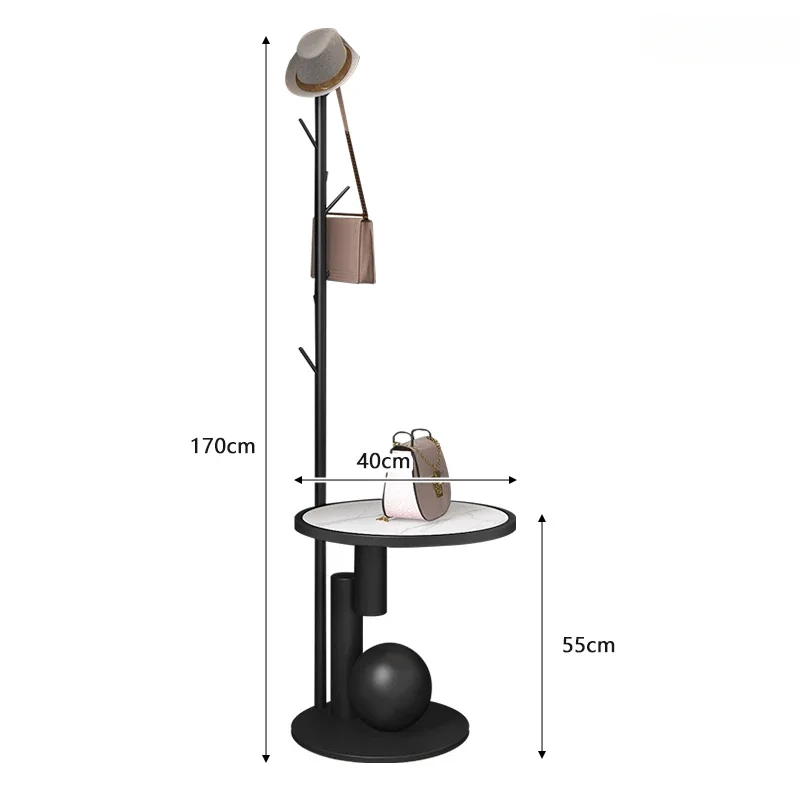 Coat Rack Standing Hall Extension Clothes Hanger Stand Gold Shelf Rail Industrial Clothing Modern Hangers Large Couple Wardrobe