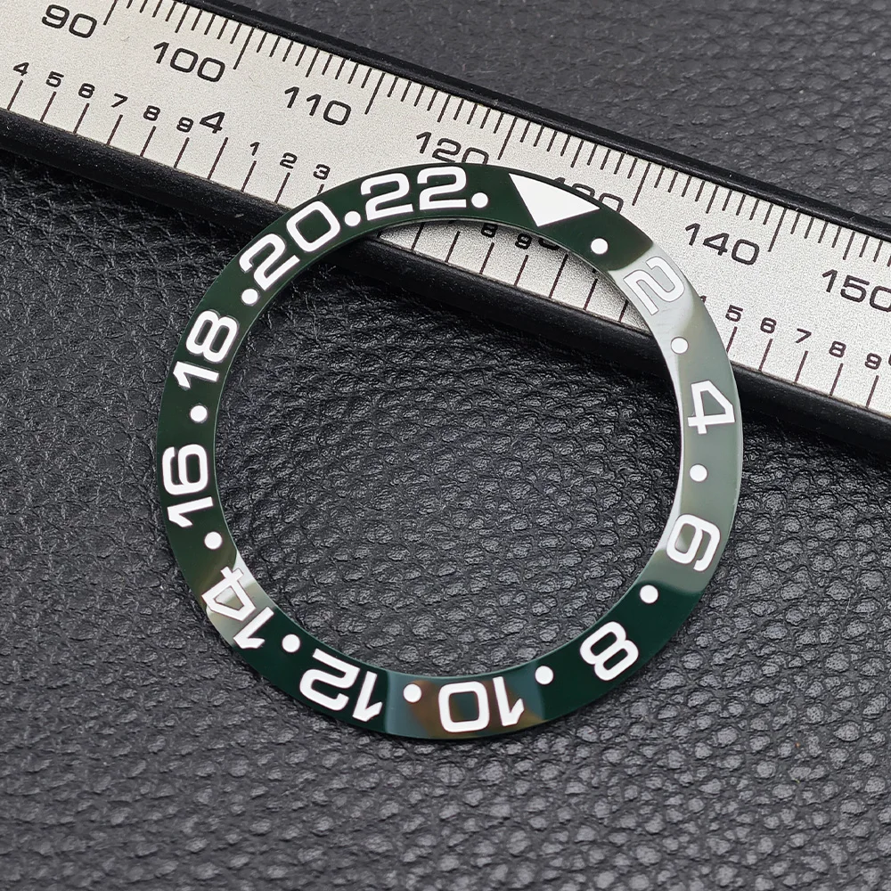 Premium 40mm Sloped Ceramic Bezel GMT Insert for Men's Watch Accessories