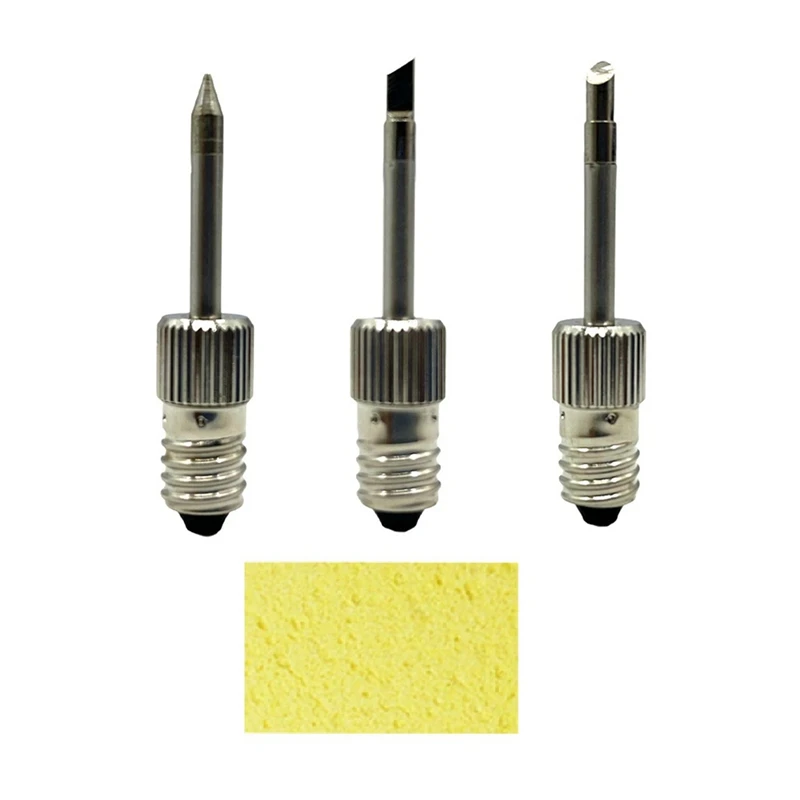 

6Pcs Brass Soldering Tips USB Soldering Iron Head Welding Soldering Tips For E10 Interface Soldering Stations