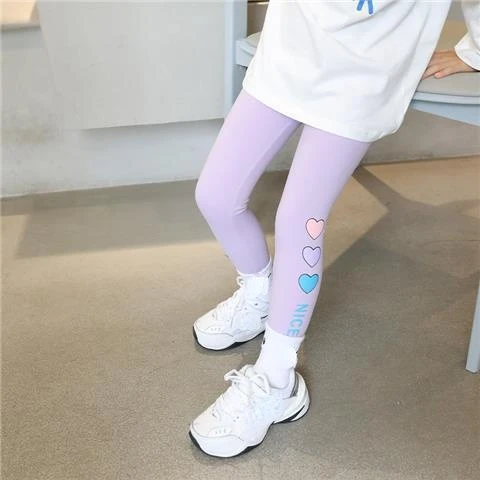 Cute Baby Girls Yoga Leggings Infantil Para Menina Toddler Leggings Girl  Sports Trouser Running Pencil Pants Kids Trousers purple