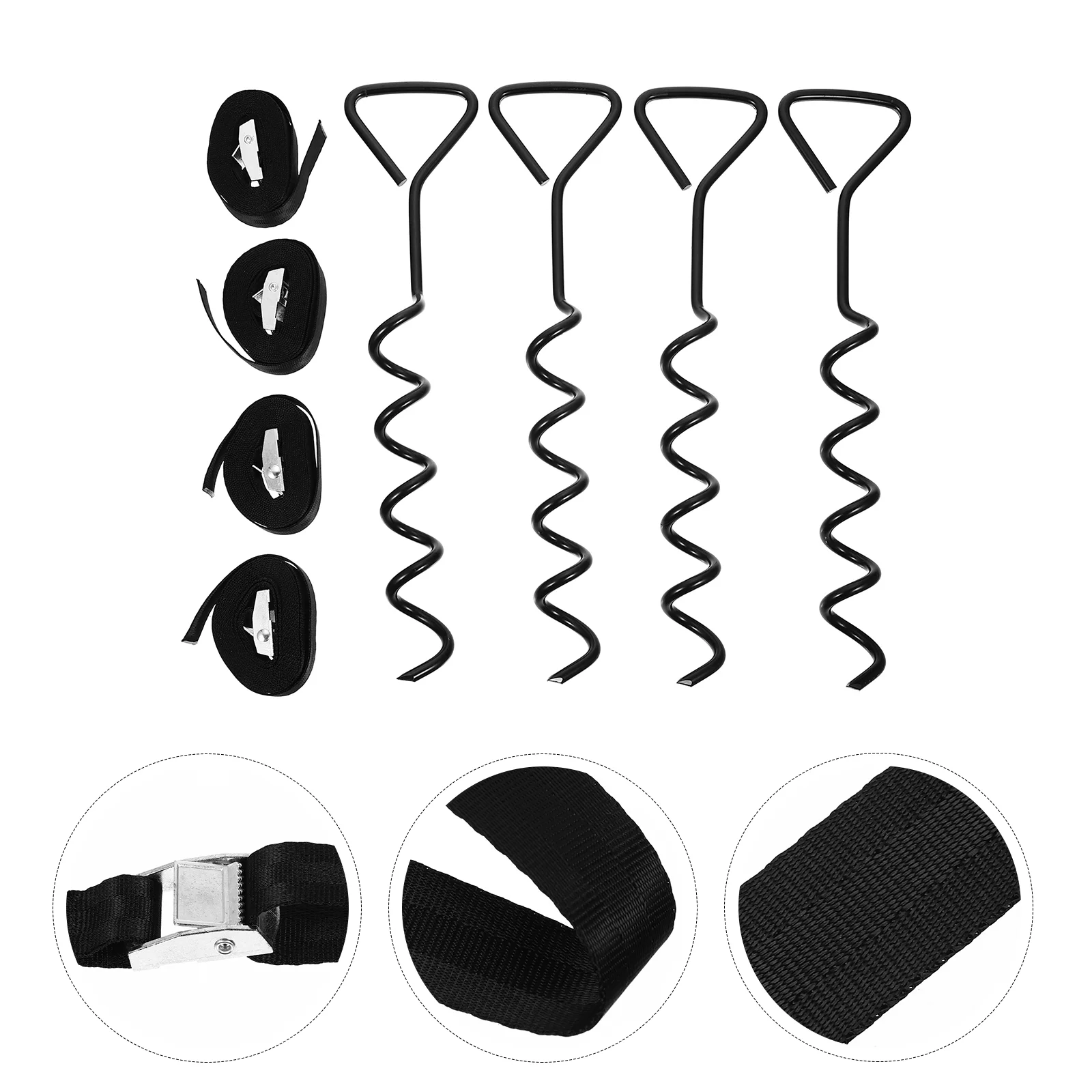 1 Set Trampoline Peg Parts Steel Stakes Anchor Kit Trampoline Nail Tie