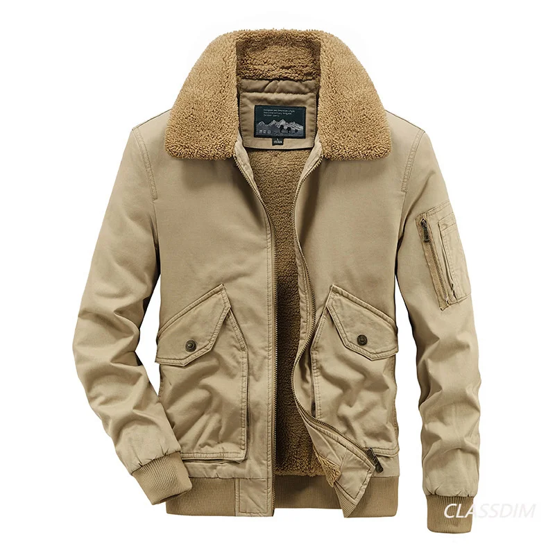 

Men Winter Cargo Jackets Bomber Jackets Multi-pocket Casual Coats High Quality Male Cotton Winter Coats Slim Warm Parkas 5XL