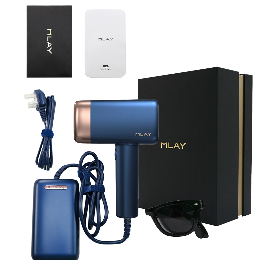 MLAY T14 Laser Hair Removal Ice Cooling IPL Laser Epilator Bikini Body Laser Depilador for Women Replaceable Lamp Hair Removal 6