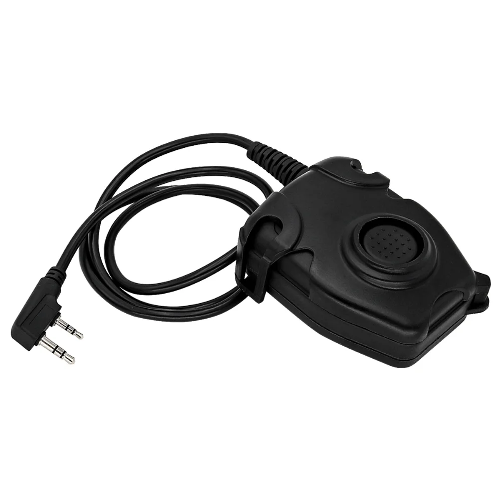 Tactical Headset U94 PTT Kenwood Plug 2 Pin Ptt Tactical Headphone Accessories for Baofeng Walkie Talkie