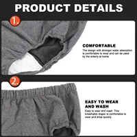 Diaper Adult Pants Incontinence Diapers Reusable Cloth Disposable Nappy Wraps Old Washable Briefs Urinary Shorts 2
