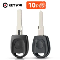 กุญแจรีโมทรถยนต์ KEYYOU 10 ชิ้น สำหรับรถยนต์ VW Volkswagen Skoda SEAT  พร้อมใบมีดเปล่า HU66 ใหม่