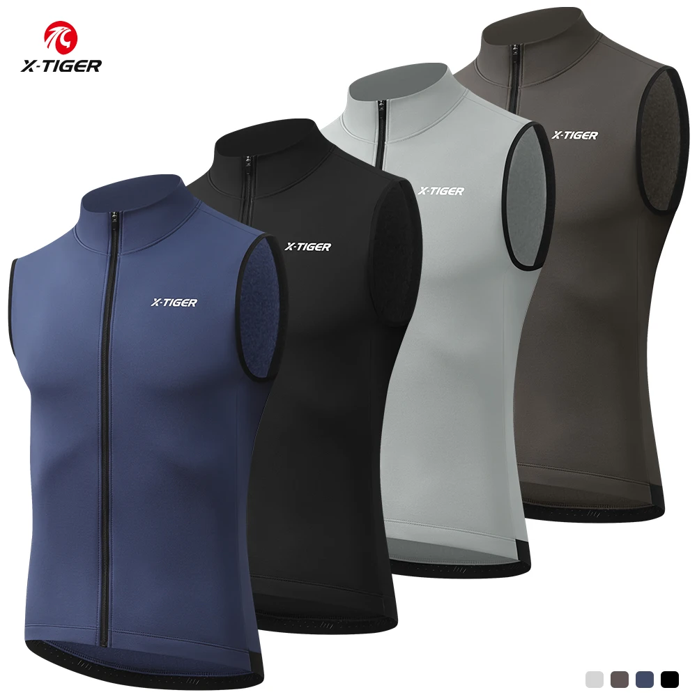 Winter Warm Cycling Vest Fleece Windproof Bike jacket Sleeveless Coat Bicycle Thermal Vest Unisex Cycling Jerseys