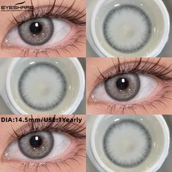 EYESHARE Soft Beauty Color Contact Lenses - Purple & Pink Tones (ZURICH - GRAY)