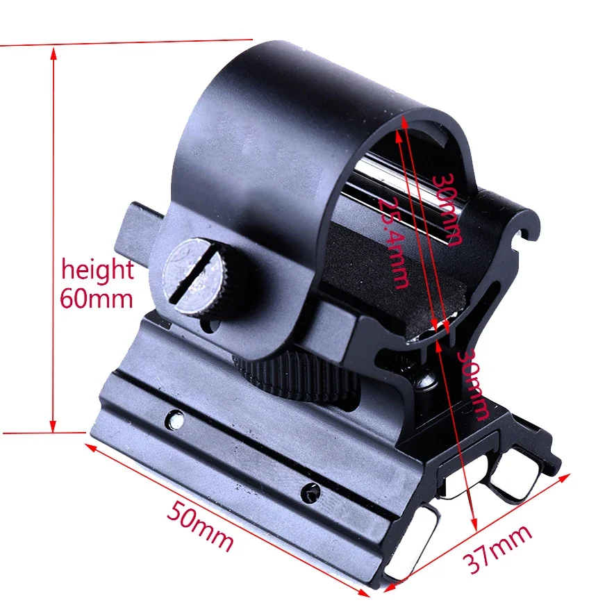 New Three-Sided Magnetic Scope Gun Magnet Flashlights Mount 25.4/30MM Strong Suction X Holder Riflescope Laser Torch Bracket