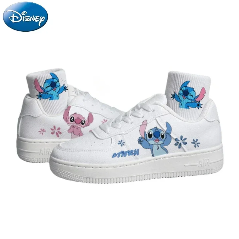 Disney Lilo & Stitch Sneaker Y2K Girl Fashion Boardshoes Autunno Breanthable Kids Cartoon Kawaii Shoes Donna Leisure Sneaker Gift