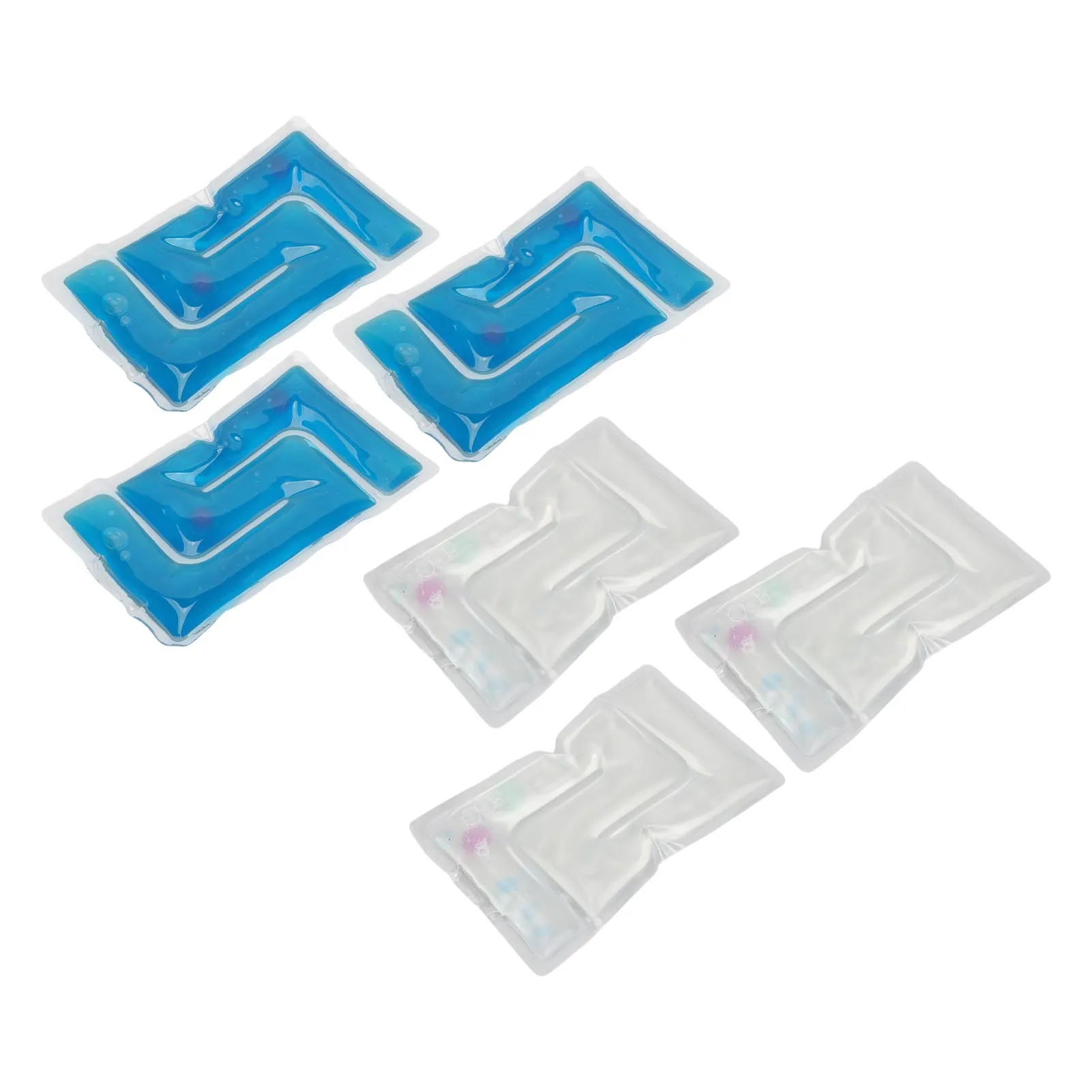 Image showcasing a flexible gel bead pack designed for soothing muscles with hot or cold temperatures.